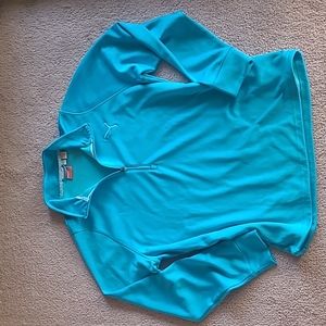 Men's PUMA quarter zip long sleeve